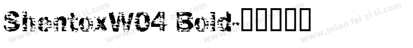 ShentoxW04 Bold字体转换